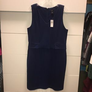 NWT Ann Taylor Professional Navy Dress.